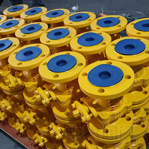 ASME Standard Flange High Platform Ogljikova jeklena kroglavi ventil